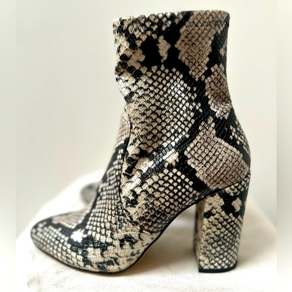 Aldo Snake Print Ankle Boot - Picture 2 of 5